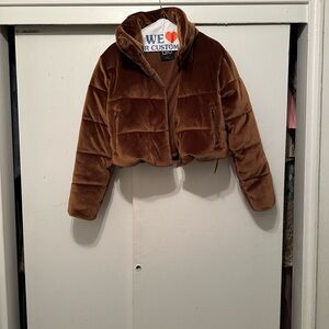 ALO Yoga Brown Corded Athletic Jacket